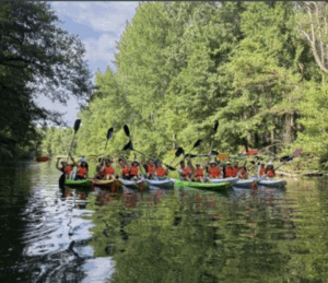Descenso del río Jarama en kayak