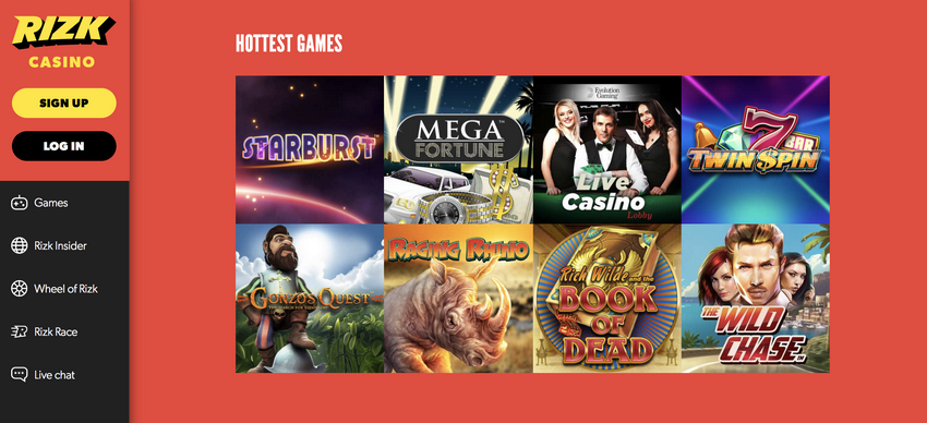 Anmeldelse av Rizk Casino-nettsted Anmeldelse av Rizk Casino-nettsted